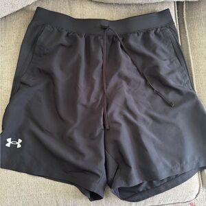 Under Armour Jet Black Performance Shorts